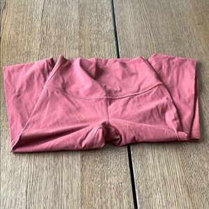 Women’s Pink Lululemon Leggings in excellent condition.  Size 2.